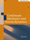 CONTINUUM MECHANICS AND THERMODYNAMICS雜志封面